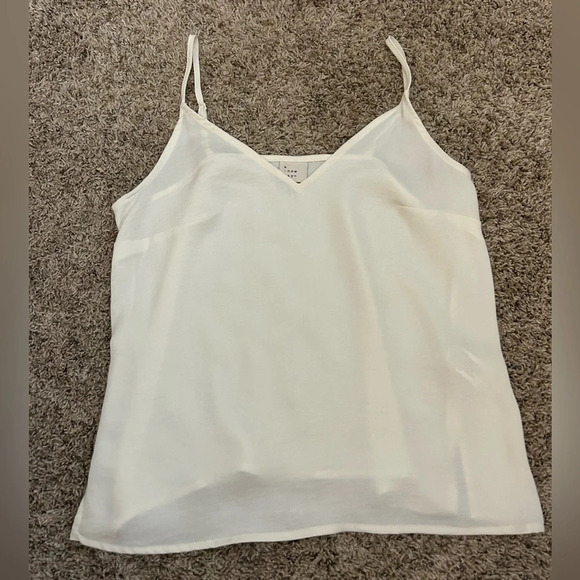 a new day Tops - White silky tank top